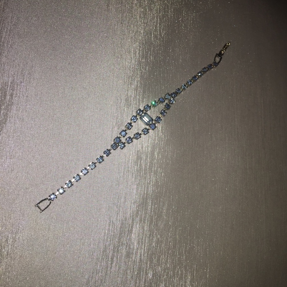 💧BLUE RHINESTONE VINTAGE BRACELET💧